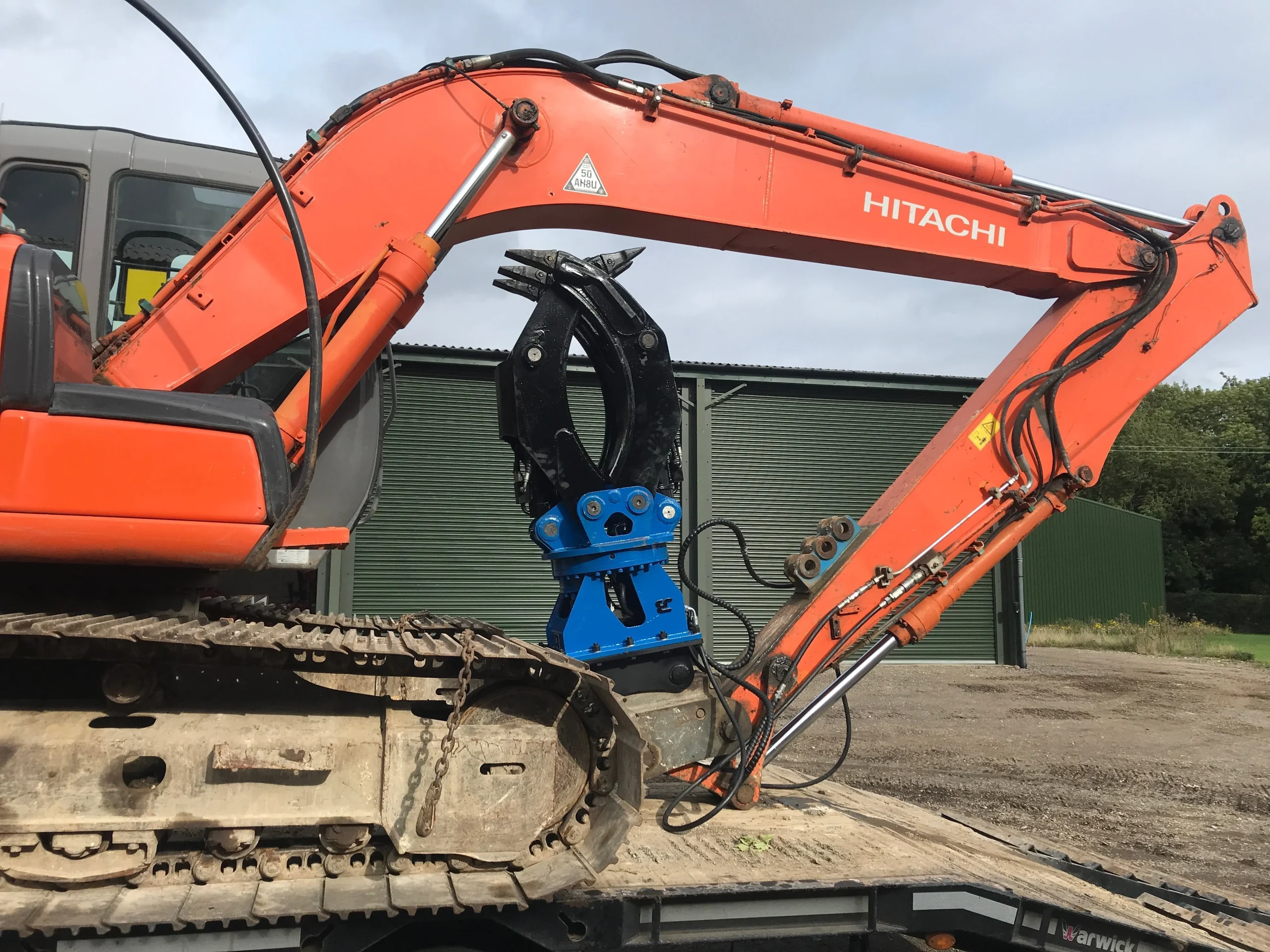 Hydraulic Rotating Excavator Rock Grapple - 10-16 Tonne - Image 3