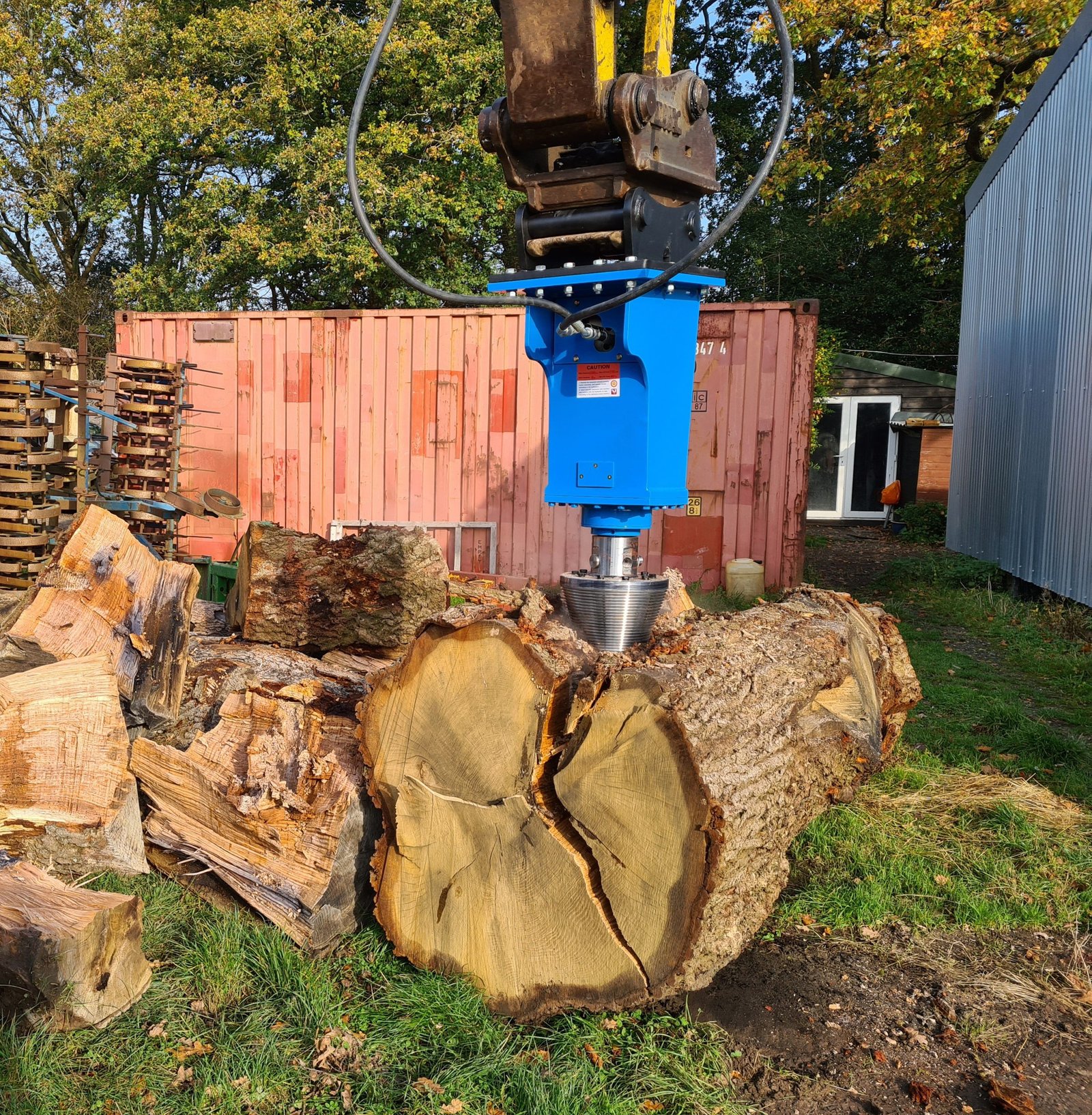 JCS 80 Heavy Duty Hydraulic Cone Splitter Attachment - 10 to 16 tonne - Image 3