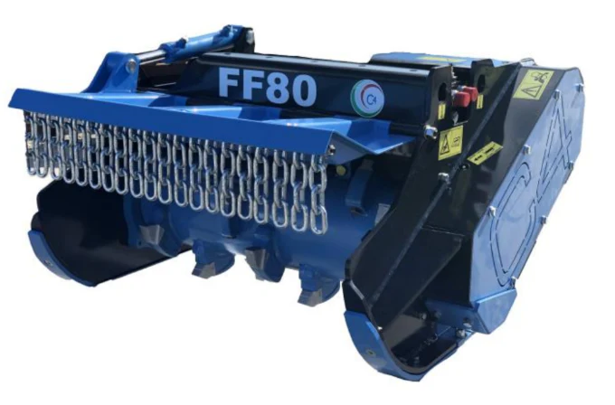 C4 Excavator Mulching Head - FF80-130 - 5 to 18 Tonne Excavator - Image 2