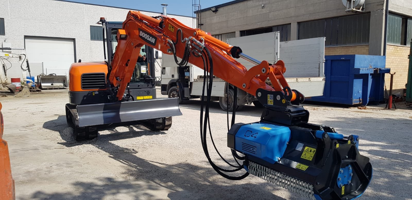 C4 Excavator Mulching Head - FF80-130 - 5 to 18 Tonne Excavator - Image 4