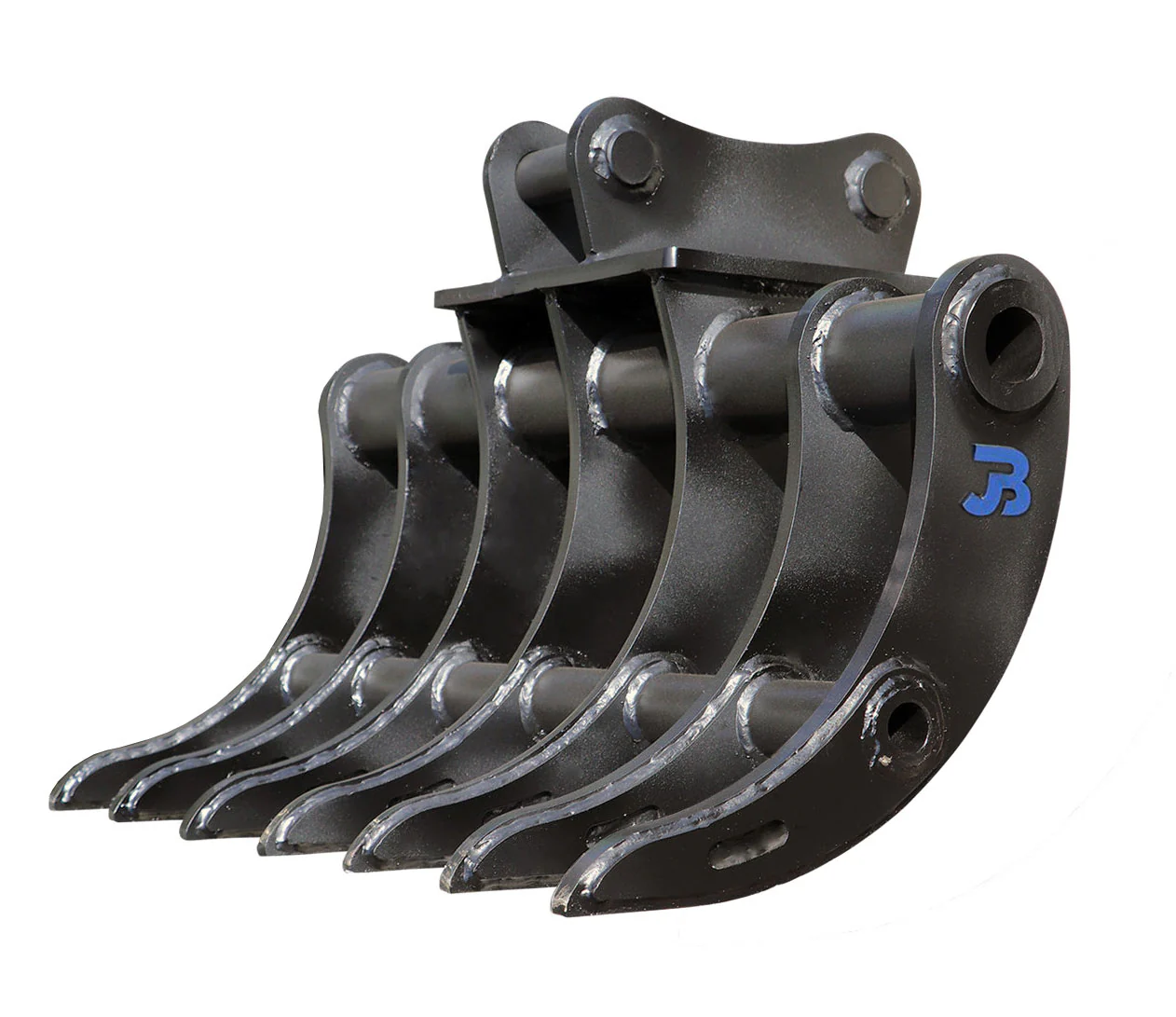 FR12-N Narrow Excavator Forestry Root Rake - 12-16 Tonne - 1325mm