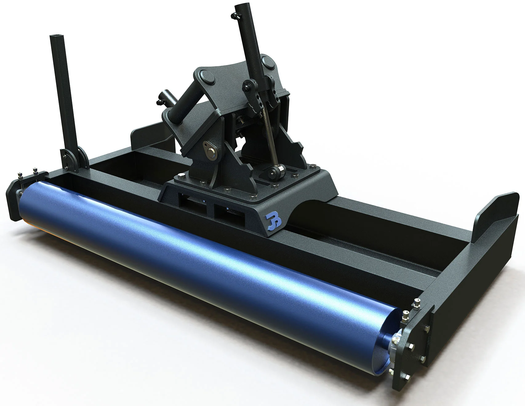 Excavator Grading Beam with Roller - 2000mm - 5 to 13 tonne