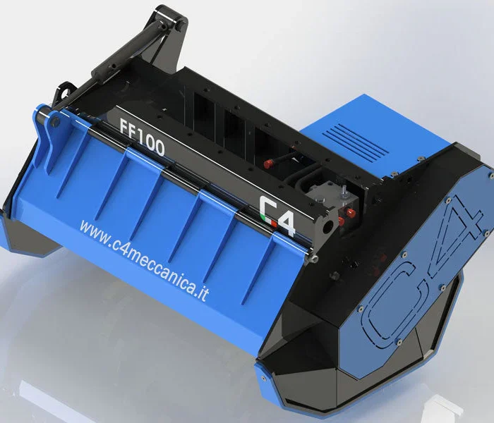 C4 Excavator Mulching Head - FF80-130 - 5 to 18 Tonne Excavator