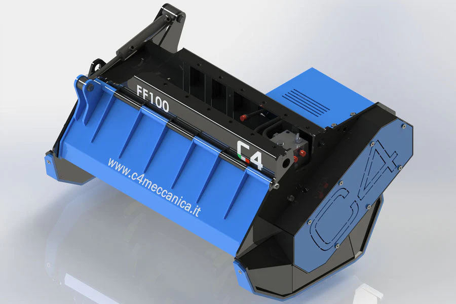 C4 Excavator Mulching Head - FF80-130 - 5 to 18 Tonne Excavator